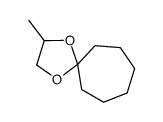 3-methyl-1,4-dioxaspiro[4.6]undecane结构式