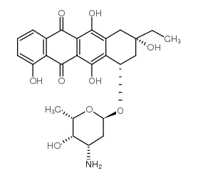 13-Deoxocarminomycin结构式