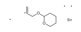 trimethyl-[3-(oxan-2-yloxy)prop-1-en-2-yl]stannane结构式