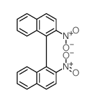 2-nitro-1-(2-nitronaphthalen-1-yl)naphthalene结构式