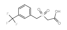 (3-三氟甲基-α-甲苯磺酰基乙酸结构式
