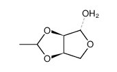 2,3-ethylidene acetal of D-erythrose结构式