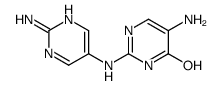 5-amino-2-[(2-aminopyrimidin-5-yl)amino]-1H-pyrimidin-6-one Structure