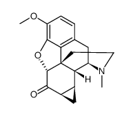 7,8-methanodihydrocodeinone结构式