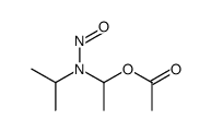 1-((1-Methylethyl)nitrosoamino)ethanol acetate (ester)结构式