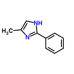 2-苯基-4-甲基咪唑结构式