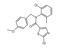 N-(4-Methoxybenzyl)-2-chloro-N-(2-chloro-6-Methylphenyl)-1,3-thiazole-5-carboxaMide图片