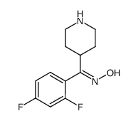 (2,4-difluoro)(4-piperidinyl) methanone oxime结构式