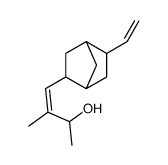 4-(5-ethenyl-2-bicyclo[2.2.1]heptanyl)-3-methylbut-3-en-2-ol结构式