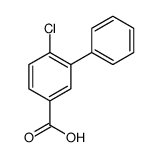 4-chloro-3-phenylbenzoic acid Structure