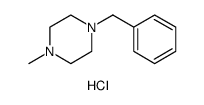 1-苄基-4-甲基哌嗪二盐酸盐结构式