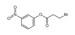 3'-nitrophenyl 3-bromopropionate Structure