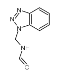 1-(甲酰氨基甲基)-1H-苯并三唑结构式