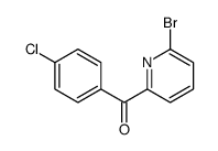(6-bromopyridin-2-yl)-(4-chlorophenyl)methanone Structure