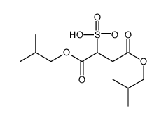 1,4-bis(2-methylpropoxy)-1,4-dioxobutane-2-sulfonic acid Structure