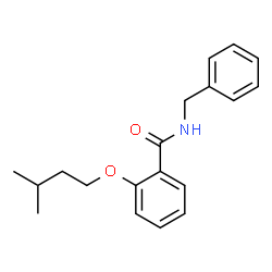 N-Benzyl-2-(3-methylbutoxy)benzamide Structure