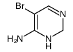 5-溴-2,3-二氢嘧啶-4-胺结构式