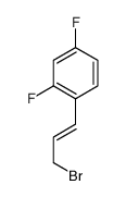 2,4-DIFLUOROCINNAMYL BROMIDE结构式