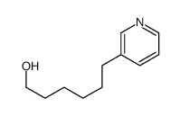 6-pyridin-3-ylhexan-1-ol结构式
