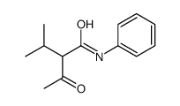 2-acetyl-3-methyl-N-phenylbutanamide Structure