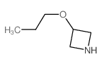 3-正丙氧基氮杂环丁烷结构式