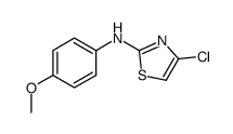 4-chloro-N-(4-methoxyphenyl)-1,3-thiazol-2-amine Structure