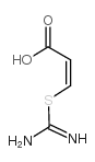 3-(氨基亚氨基甲基)硫基-2-丙烯酸硫酸盐结构式