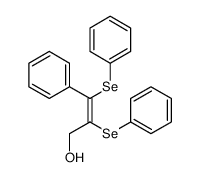 3-phenyl-2,3-bis(phenylselanyl)prop-2-en-1-ol Structure