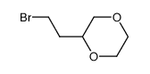 2-(2-bromoethyl)-1,4-dioxane Structure