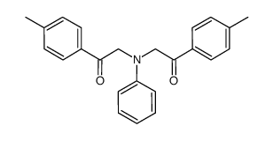 N,N-bis(4-methylphenacyl)aniline结构式