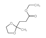 1,3-Dioxolane-2-propanoicacid, 2-methyl-, ethyl ester结构式