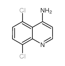 4-氨基-5,8-二氯喹啉结构式