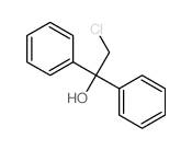 Benzenemethanol, a-(chloromethyl)-a-phenyl-结构式