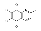 6,7-dichloro-2-methylquinoline-5,8-dione Structure