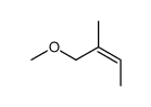 1-methoxy-2-methylbut-2-ene Structure