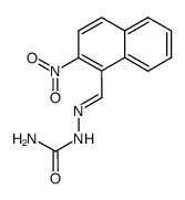 2-nitro-[1]naphthaldehyde-semicarbazone结构式