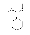 1-methoxy-N,N-dimethyl-1-morpholinomethanamine结构式