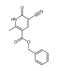 benzyl 5-cyano-2-methyl-6-oxo-1,6-dihydropyridine-3-carboxylate Structure