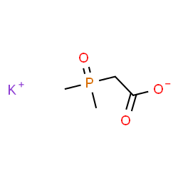 Potassium (dimethylphosphoryl)acetate Structure