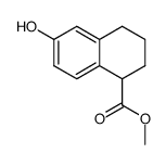 6-hydroxy-1,2,3,4-tetrahydro-[1]naphthoic acid methyl ester Structure