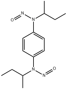 N,N'-二仲丁基-N,N'-二亚硝基-1,4-苯二胺结构式