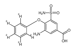 Desbutyl Bumetanide-d5结构式