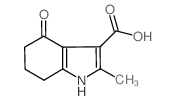 2-methyl-4-oxo-4,5,6,7-tetrahydro-1H-indole-3-carboxylic acid(SALTDATA: FREE) Structure