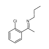 N-(1-(2-chlorophenyl)ethylidene)propan-1-amine Structure