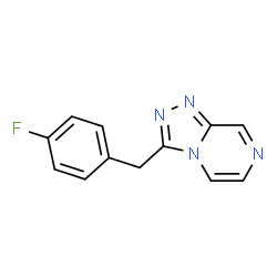3-(4-氟苄基)-[1,2,4]三唑并[4,3-a]吡嗪结构式