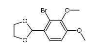 2-(2-bromo-3,4-dimethoxyphenyl)-1,3-dioxolane Structure