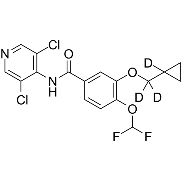 Roflumilast-d3 Structure