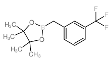 4,4,5,5-Tetramethyl-2-(3-(trifluoromethyl)benzyl)-1,3,2-dioxaborolane Structure