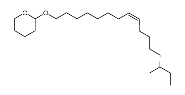 14-methyl-1-(tetrahydropyranyl-2-oxy)hexadec-8(Z)-ene Structure