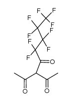 2-acetyl-5,5,6,6,7,7,8,8,8-nonafluorooctane-2,4-dione结构式